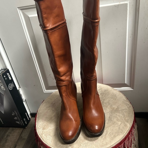 new Frye Women's Jean Tall Pull On Extended Wide Calf Boot FR40672WC CARA Sz 9 - Picture 5 of 16